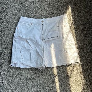White American eagle denim shorts